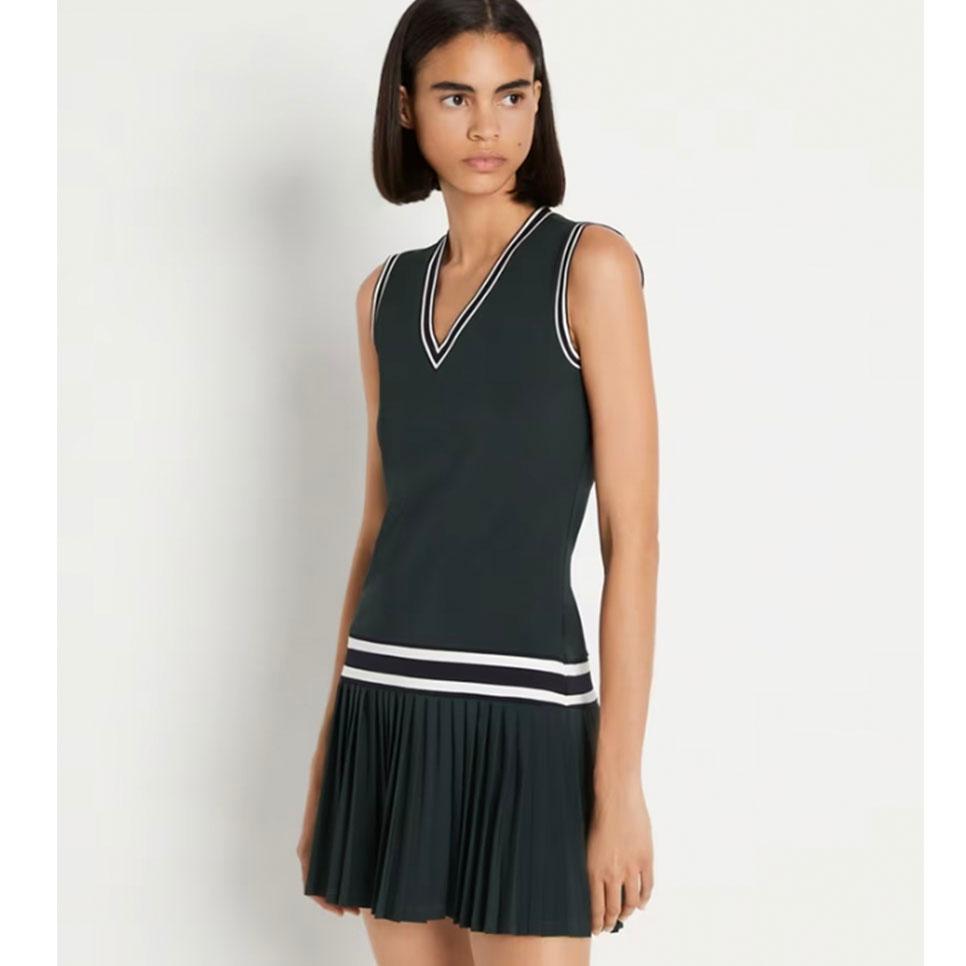 Tory Sport Performance V-Neck Tennis Dress